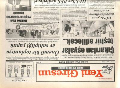 Yeni Giresun Gazetesi 3 Ekim 2011 - HESler Pes Dedirtiyor GZ108940 - 1