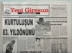 Yeni Giresun Gazetesi 30 Ağustos 2005 Bizim Uşaklar Afyonda Anıldı - GZ44903 - 1
