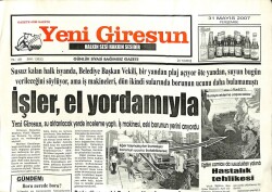 Yeni Giresun Gazetesi 31 Mayıs 2007 - Susuz Kalan Halk İsyanda GZ101783 - 1