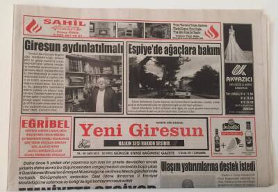 Yeni Giresun Gazetesi - 4 Ocak 2017 - 2016 Sezonunda Fındık Üreticileri Sevinemedi - GZ43803 - 2