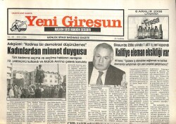 Yeni Giresun Gazetesi 6 Aralık 2006 - CHPAKP Geleceğimiz İçin Tehlikelidir GZ101811 - 2