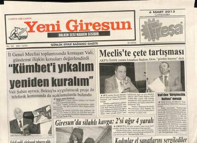 Yeni Giresun Gazetesi 6 Mart 2013 - Cami Sayısında Bölge İkincisi , Ülkede de İlk 10dayız ! GZ93787 - 1