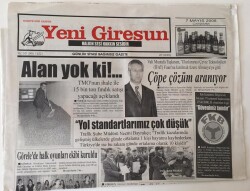 Yeni Giresun Gazetesi - 7 Mayıs 2008 - TMO İhale İle 15 Bin Ton Fındık Satışı Yapacağını Açıkladı GZ43677 - 2