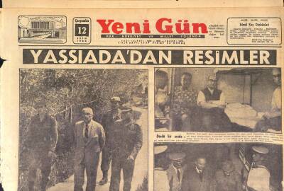 Yeni Gün Gazetesi 12 Ekim 1960 - Yassıadadan Resimler - Polatkanın Kardeşi Aksilik Çıkarmak İstedi GZ125285 - 1