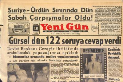 Yeni Gün Gazetesi 18 Eylül 1960 - Suzan Sözenin İfadesi Alındı - Gürsel Dün 122 Soruya Cevap Verdi GZ125288 - 1