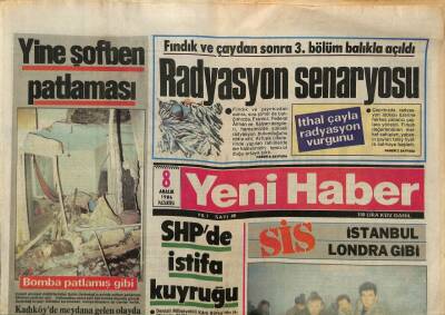 Yeni Haber Gazetesi 8 Aralık 1986 - Dünyada Her Hafta 280 Bin Çocuk Ölüyor GZ83360 - 1