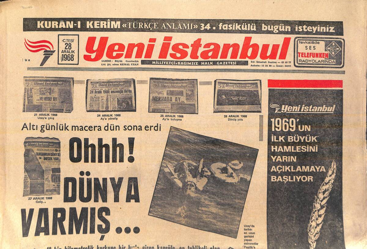 Yeni İstanbul 28 Aralık 1968 - Tedbir Beşiktaş'ı Sarstı - 250. Türk Filmi Gangster Hikayesi GZ156982 - 1