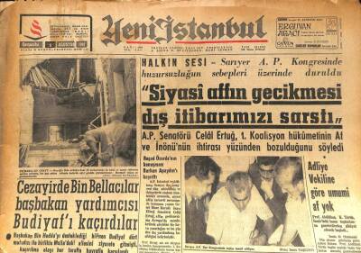 Yeni İstanbul Gazetesi 1 Ağustos 1962 - Cezayirde Bin Bellacılar Başbakan Yardımcısı Budiyafı Kaçırdılar GZ86603 - 1