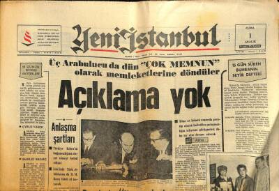 Yeni İstanbul Gazetesi 1 Aralık 1967 - İki Yunanlıya Ait Fabrika Kapandı . 150 İşçi Açıkta Kaldı GZ84685 - 1
