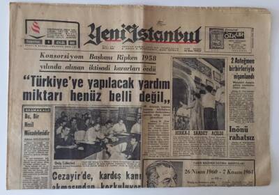 Yeni İstanbul Gazetesi 1 Eylül 1962 - Topkapı Sarayındaki Hırka-i Saadet Dairesi Açıldı GZ11817 - 2