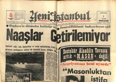 Yeni İstanbul Gazetesi 1 Kasım - Oswaldın Eşi Tazminat İstedi GZ76758 - 1