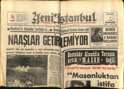 Yeni İstanbul Gazetesi 1 Kasım - TBMM Bugün Açılıyor GZ76751 - 1
