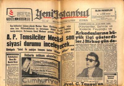 Yeni İstanbul Gazetesi 1 Nisan 1963 -Rusya Polarislerin Menziline Girdi GZ57251 - 1