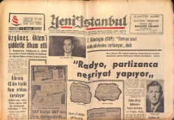 Yeni İstanbul Gazetesi 1 Nisan 1964 - Hasan Tuncay Beraet Etti - Özgüneş , Öktem'i Şiddetle İtham Etti GZ158789 - Gökçekoleksiyon