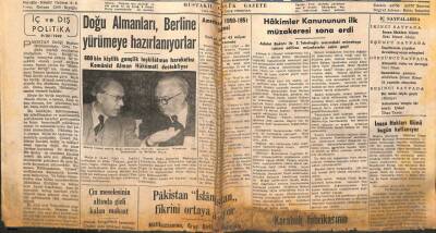 Yeni İstanbul Gazetesi 10 Aralık 1949 - Hakimler Kanununun İlk Müzakeresi Sona Erdi GZ103584 - 2