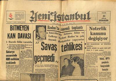 Yeni İstanbul Gazetesi 10 Aralık 1967 - Sakarya Cezaevinde 400 Mahkum Ayaklandı GZ84694 - 1
