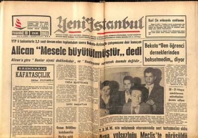 Yeni İstanbul Gazetesi 10 Ekim 1963 - İstanbul Telefon İdaresi 1,5 Milyon Lira Zarar Etti GZ102825 - 1