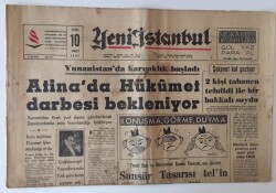 Yeni İstanbul Gazetesi 10 Mart 1967 - İstanbulda Belediyenin Trafik Keşmekeşini Halletmeye Belediyenin Hiç Niyeti Yok GZ11792 - 2