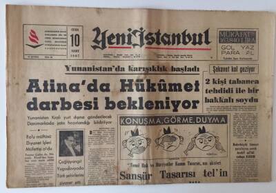 Yeni İstanbul Gazetesi 10 Mart 1967 - İstanbulda Belediyenin Trafik Keşmekeşini Halletmeye Belediyenin Hiç Niyeti Yok GZ11792 - 2