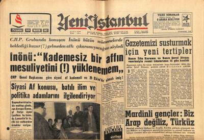 Yeni İstanbul Gazetesi 10 Mayıs 1962 - Türkeş Kasımda Yurda Dönüyor, Mardinli Gençler Biz Arap Değiliz Türküz GZ84259 - 1