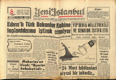 Yeni İstanbul Gazetesi 10 Ocak 1964 - Romancı Halide Edip Adıvar Dün Vefat Etti GZ84163 - 1