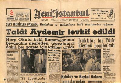 Yeni İstanbul Gazetesi 10 Temmuz 1962 - Iraklılar Bir Türk Köyünü Bombaladı GZ90775 - 1