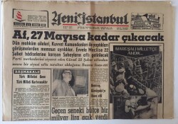 Yeni İstanbul Gazetesi 11 Nisan 1962 - Af, 27 Mayısa Kadar Çıkacak GZ11804 - 1