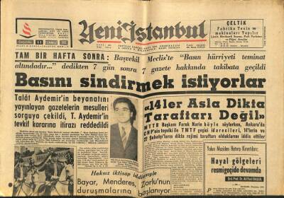 Yeni İstanbul Gazetesi 11 Temmuz 1962 - Şevket Samancının Cenaze Törenine Halk Ellerinde Dövizler Olduğu Halde Katıldı , Polisi Protesto Etti GZ84674 - 1