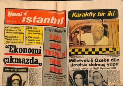 Yeni İstanbul Gazetesi 12 Ağustos 1970 - Kınalıada Karagöz Kampında Yemekten Zehirlenen 200 Çocuk Hastaneye Kaldırıldı GZ120943 - 1