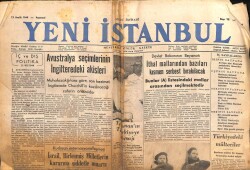 Yeni İstanbul Gazetesi 12 Aralık 1949 - Türkiye Suriye Ticaret Müzakereleri Başlıyor GZ103582 - 2