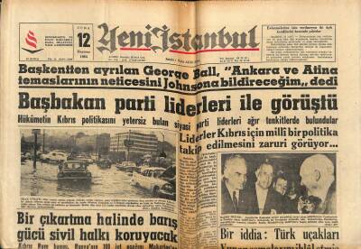 Yeni İstanbul Gazetesi 12 Haziran 1964 - Koraltan Hastaneye Kaldırıldı GZ76281 - 1