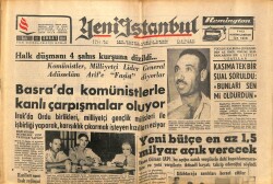 Yeni İstanbul Gazetesi 12 Şubat 1963 - Basrada Komünistlerle Şiddetli Çarpışmalar Oluyor GZ66260 - 2