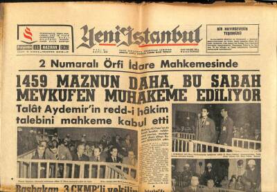 Yeni İstanbul Gazetesi 13 Haziran 1963 - Lüks Meskenlerden Vergi Muafiyeti Kaldırılacak GZ93261 - 1