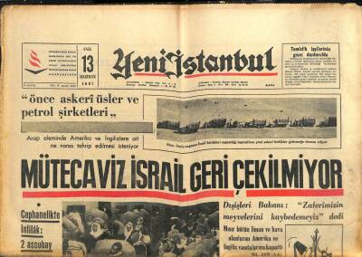 Yeni İstanbul Gazetesi 13 Haziran 1967 - Arap Aleminin Yeni Lideri Bumedyen GZ102914 - 1
