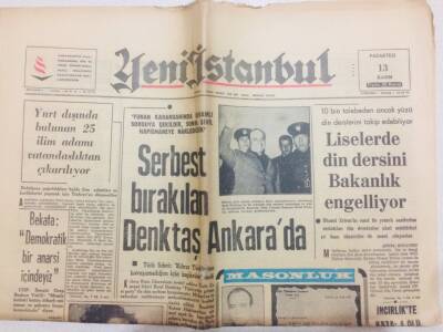 Yeni İstanbul Gazetesi 13 Kasım 1967 - Lefterli Bolu Trabzonu Mağlup Etti GZ71020 - 2
