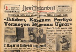 Yeni İstanbul Gazetesi 13 Mart 1963 - Nasır Yeni Irak Ve Suriye Rejimlerine Soğuk Davranıyor GZ66287 - 2