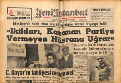 Yeni İstanbul Gazetesi 13 Mart 1963 - Nasır Yeni Irak Ve Suriye Rejimlerine Soğuk Davranıyor GZ66287 - 2