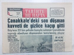 Yeni İstanbul Gazetesi - 13 Ocak 1963 - Tarihte Bu Hafta Eki - Haliç Dondu GZ46179 - 2