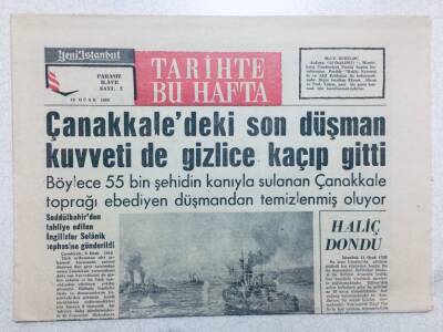Yeni İstanbul Gazetesi - 13 Ocak 1963 - Tarihte Bu Hafta Eki - Haliç Dondu GZ46179 - 2