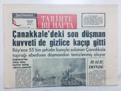 Yeni İstanbul Gazetesi - 13 Ocak 1963 - Tarihte Bu Hafta Eki - Haliç Dondu GZ46179 - 1