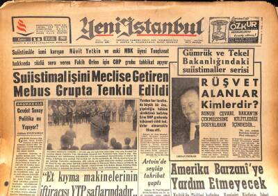 Yeni İstanbul Gazetesi 14 Eylül 1962 - Suriyede Hükümet İstifa Etti - Amerika Barzaniye Yardım Etmeyecek GZ86927 - 1