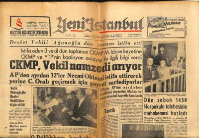 Yeni İstanbul Gazetesi 14 Haziran 1963 - Irak Ordusu Süleymaniyeye Doğru İlerliyor GZ93260 - 1