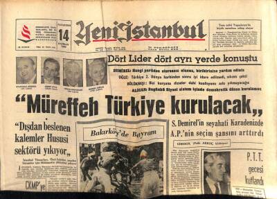 Yeni İstanbul Gazetesi 14 Haziran 1965 - Fenerbahçe-Beşiktaş Derbisi GZ57125 - 1
