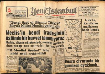 Yeni İstanbul Gazetesi 14 Şubat 1963 - Irakta Kızılların Mallarına Haciz Kondu GZ66252 - 2