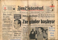 Yeni İstanbul Gazetesi 14 Şubat 1967 - Ruslar Bize İlaç , Saat , Petrol Ve Gazete Kağıdı Satacak GZ70184 - 1