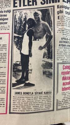 Yeni İstanbul Gazetesi 15 Aralık 1972 - James Bondla Siyahi Karısı - Gönül Yazara Evet , Kantoya Hayır Dediler GZ113741 - 2