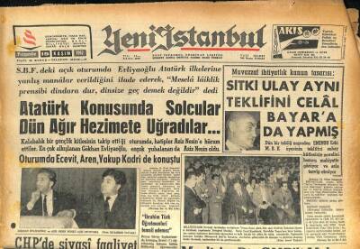 Yeni İstanbul Gazetesi 15 Kasım 1962 - Atatürk Konusunda Solcular Dün Ağır Hezimete Uğradılar... GZ86265 - 1