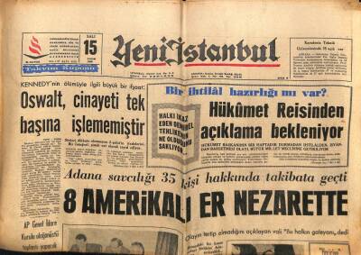 Yeni İstanbul Gazetesi 15 Kasım 1966 - Türkeş, Başbakan Gerçekleri Saklıyor GZ57098 - 1