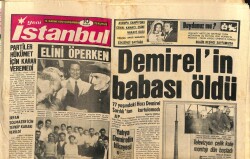 Yeni İstanbul Gazetesi 15 Kasım 1972 - Demirelin Babası Öldü - Giresun Limanı İle Kalesi Arasına Teleferik Kuruluyor GZ113750 - 1