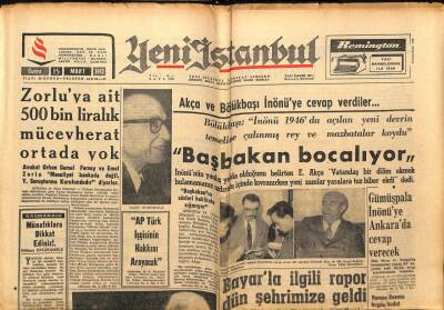 Yeni İstanbul Gazetesi 15 Mart 1963 - Suriyede 100e Yakın Komünist Tevkif Edildi GZ66282 - 1